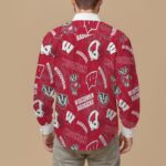 Wisconsin Madison Badgers Men's Slim Fit Long Sleeve Shirt - Image 2