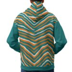 Miami Dolphins Zubaz All-Over Print Unisex Plus Fleece Pullover Hoodie - Image 4