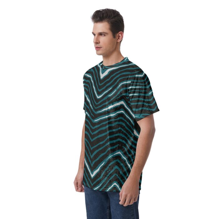 Philadelphia Eagles Zubaz All-Over Print Men's T-Shirt | Velvet - Image 2