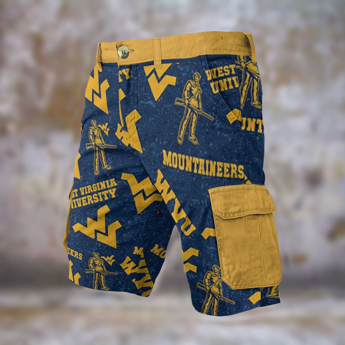 West Virginia Mountaineers Cargo Shorts
