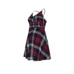 New England Patriots Zubaz All-Over Print Women‘s Cross Cami Dress