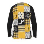 Pittsburgh Steelers All-Over Print Men's Long Sleeve T-shirt With Raglan Sleeve - Image 3