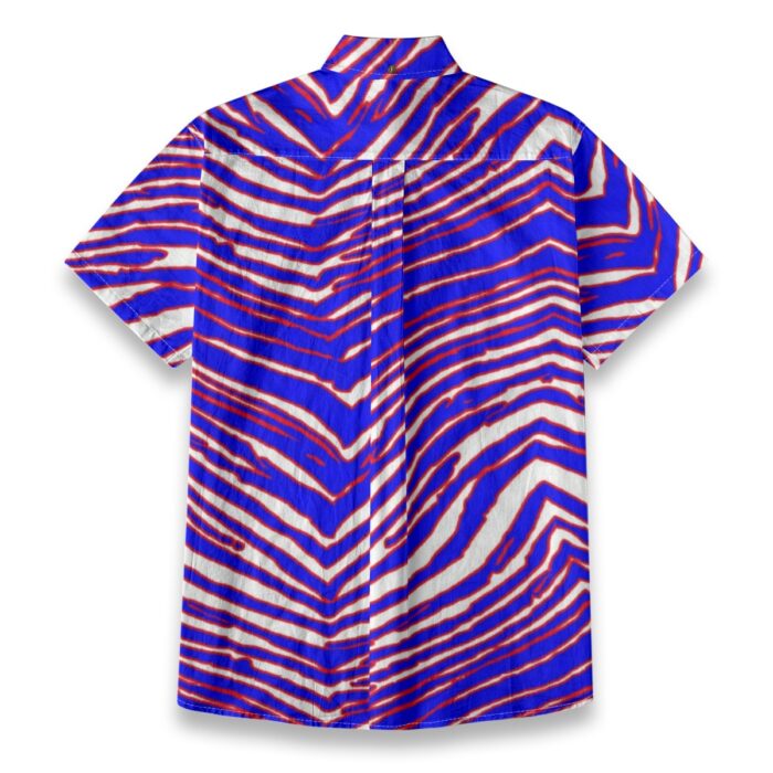 Buffalo Bills Zubaz All-Over Print Men's Breathable Cotton Shirt|125GSM - Image 6