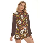 San Diego Padres Women's Short Sweatshirt And Pants Suit - Image 3