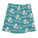Miami Dolphins Zubaz All-Over Print Men's Beach Shorts With Elastic Waist
