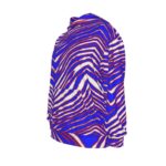 Buffalo Bills Zubaz All-Over Print Men's Drop Shoulder Patch Pocket Hoodie - Image 4