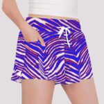 Buffalo Bills Zubaz All-Over Print Girls' Sports Culottes - Image 3