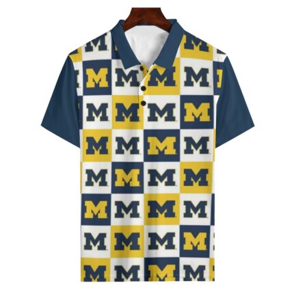 Michigan Wolverines Men's Polo Shirt | 180GSM