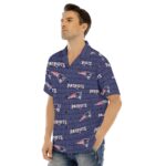 New England Patriots All-Over Print Man's Short Sleeves Shirt