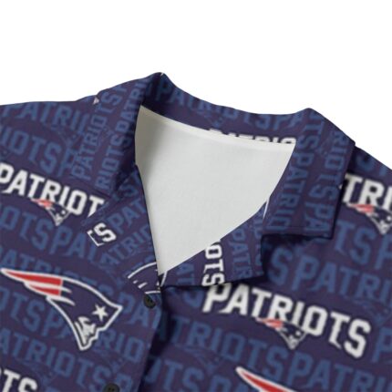 New England Patriots Zubaz All-Over Print Women's Hawaii Shirt | Rayon