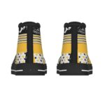 Pittsburgh Steelers Zubaz Men's Black Sole Canvas Shoes - Image 2