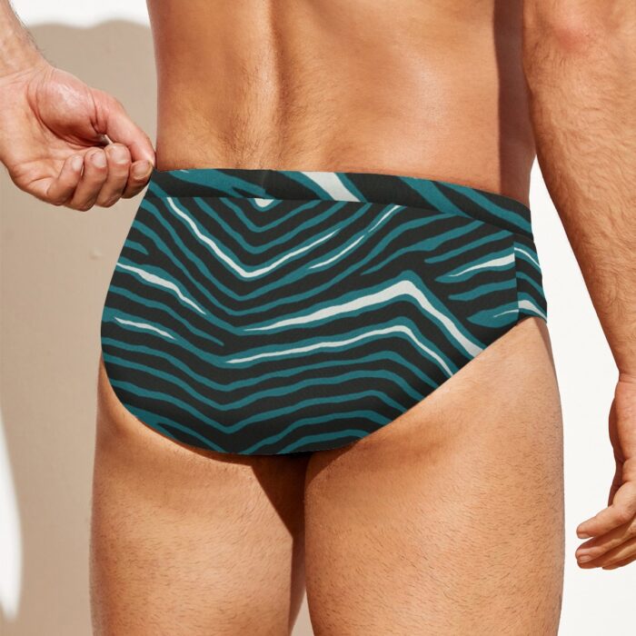 Philadelphia Eagles Zubaz All-over print Men'S Drawstring Swim Briefs - Image 2