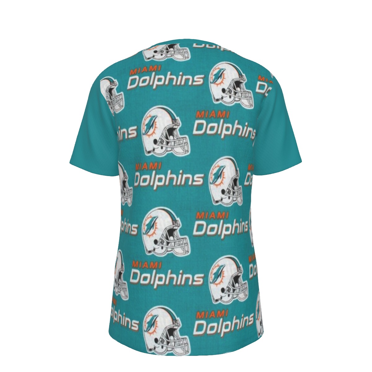 Miami Dolphins Zubaz All-Over Print Unisex T-Shirt|220GSM KPO03 - Image 3