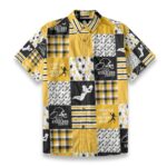 Pittsburgh Steelers Zubaz All-Over Print Men's Breathable Cotton Shirt|125GSM - Image 4