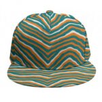 Miami Dolphins Zubaz Baseball Cap With Flat Brim - Image 3