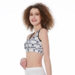 Dallas Cowboys Zubaz All-Over Print Sports Bra - Image 2