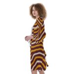 Washington Commanders Zubaz Women's Satin Kimono Robe - Image 2