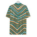 Miami Dolphins Zubaz All-over Print Men's Billiard Cloth With Black Zipper - Image 2