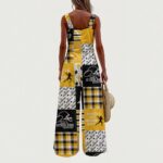 Pittsburgh Steelers All-Over Print Women's Wide-Leg Jumpsuit
