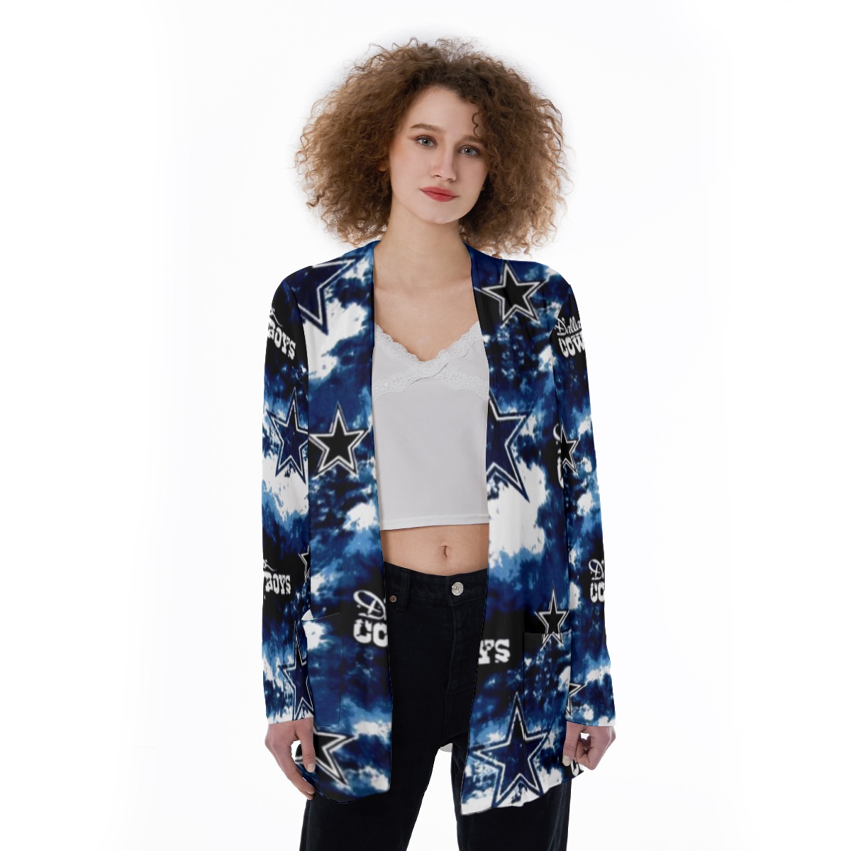 Dallas Cowboys Zubaz All-Over Print Women's Cover With Pocket - Image 3