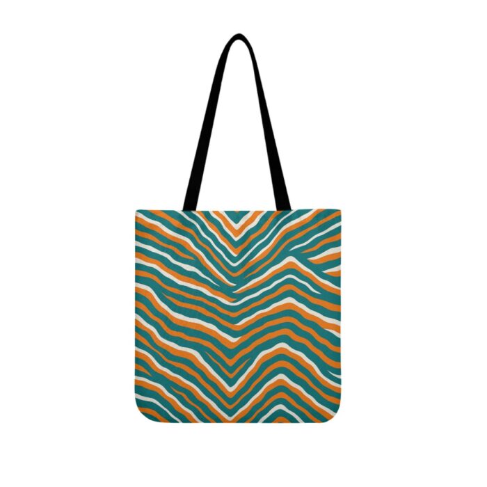 Miami Dolphins Zubaz Cloth Tote Bags - Image 2