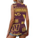 Washington Commanders Women's Sports Vest|180GSM COTTON - Image 2