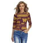 Washington Commanders Women's Raglan Sleeves T-shirts