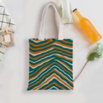 Miami Dolphins Zubaz Double-Sided Printed Canvas Bag - Image 2