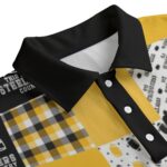 Pittsburgh Steelers Zubaz All-Over Print Unisex Lapel Collar Sweater - Image 3