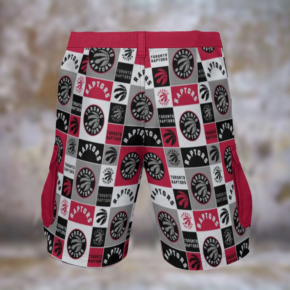 Toronto Raptors basketball Cargo Shorts - Image 2