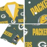 Green Bay Packers All-Over Print Men's Deep V-neck Short Sleeve T-shirt - Image 5