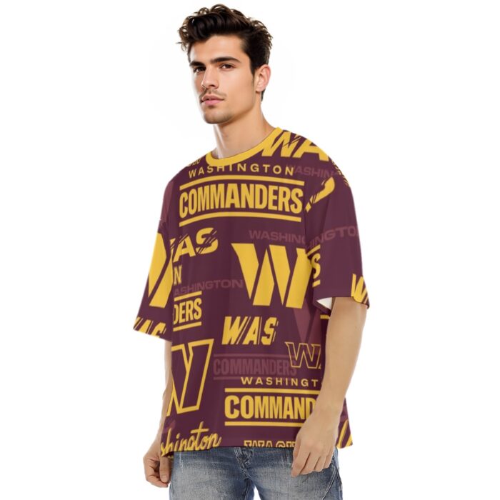 Washington Commanders Men's Raglan Short Sleeve T-Shirt|180GSM COTTON - Image 3