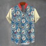 Philadelphia 76ers Men's Stand Collar Shirt|110GSM Imitation Flax