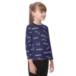New England Patriots Zubaz All-Over Print Kid's O-neck Long Sleeve T-shirt - Image 4