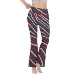 New England Patriots Zubaz All-Over Print Women's Reversible High-Waisted Yoga Pants