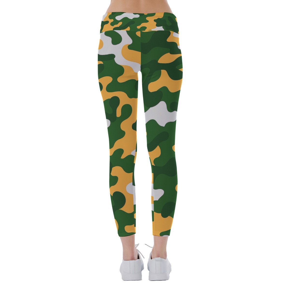 Green Bay Packers All-Over Print Women's Yoga Leggings - Image 4