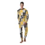Pittsburgh Steelers All-Over Print Men's Pajamas