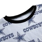 Dallas Cowboys Zubaz All-Over Print Unisex Thicken Pajama Suit - Image 2