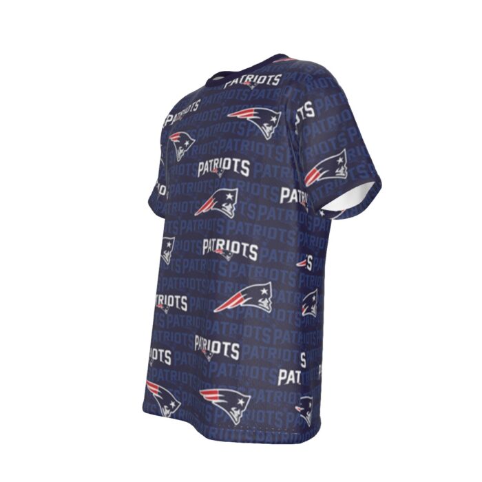New England Patriots Zubaz All-Over Print Men's T-shirt | Birdseye - Image 2