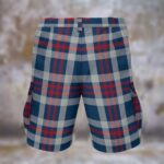 New England Patriots tartan Cargo Shorts - Image 3