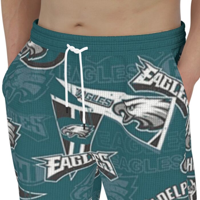 Philadelphia Eagles Zubaz All-Over Print Men'S Thick Sweatpants - Image 5