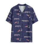 New England Patriots Zubaz All-Over Print Women's Hawaii Shirt | Rayon - Image 3