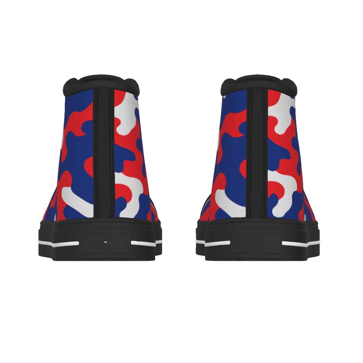 Buffalo Bills Zubaz Men's Black Sole Canvas Shoes - Image 5