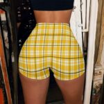 Pittsburgh Steelers All-Over Print Women’s High-Stretch Shorts - Image 2