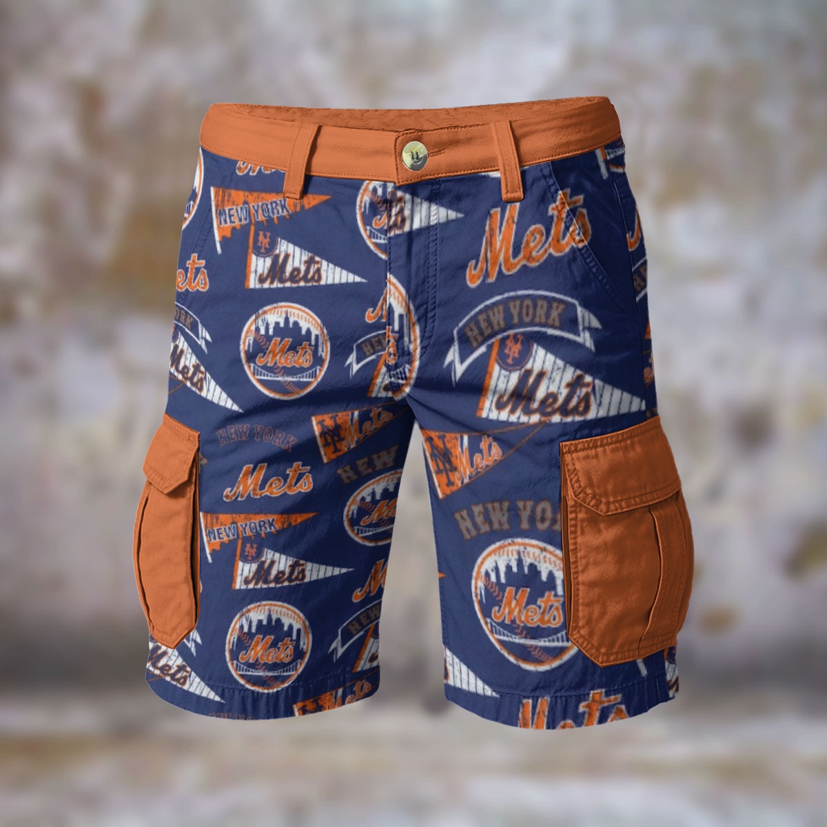 New York Mets Cargo Shorts - Image 2