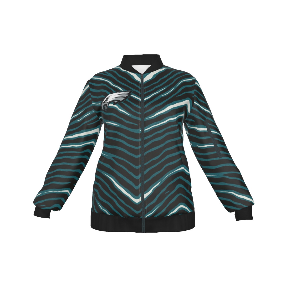 Philadelphia Eagles Zubaz All-Over Print Women's Jacket