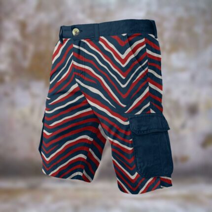 New England Patriots zubaz Cargo Shorts