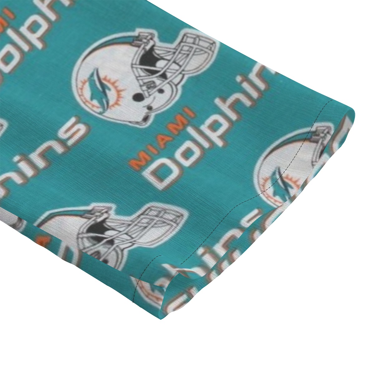 Miami Dolphins Zubaz All-Over Print Women's Chiffon Shirt With Elbow Sleeve - Image 3