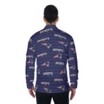 New England Patriots Zubaz All-Over Print Men's Long Sleeve Shirt - Image 2