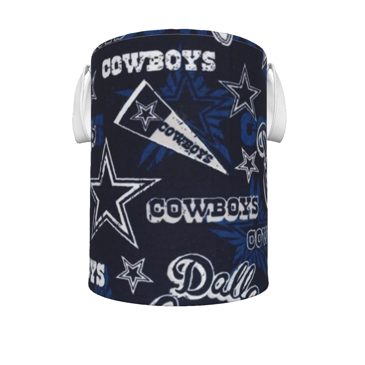 Dallas Cowboys Zubaz All-Over Print Foldable Laundry Basket - Image 3